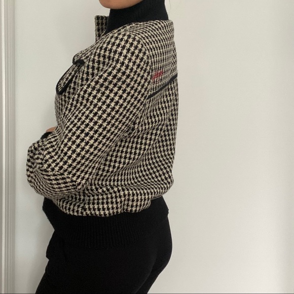 Billabong Checkered Wool Bomber Jacket - Picture 2 of 8